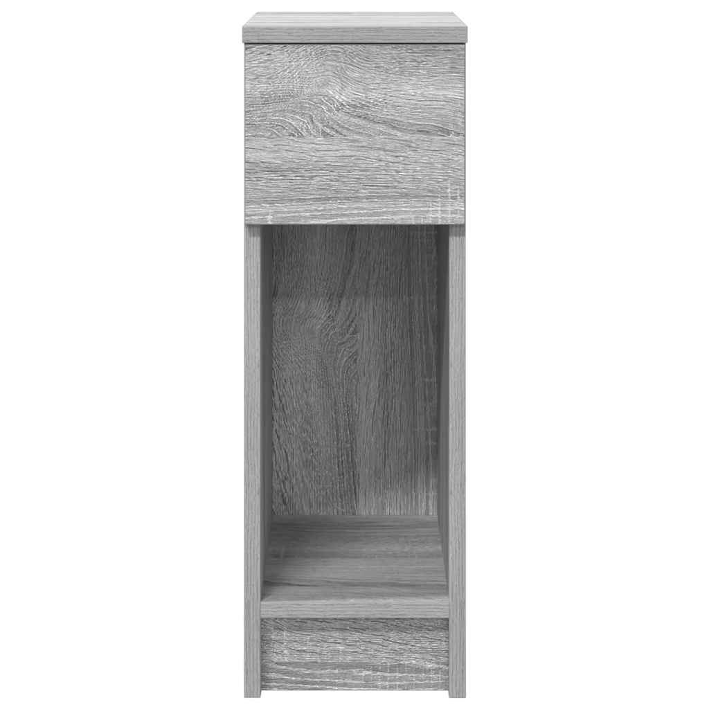 Bedside Cabinets with Drawer 2 pcs Grey Sonoma 20x36x60 cm