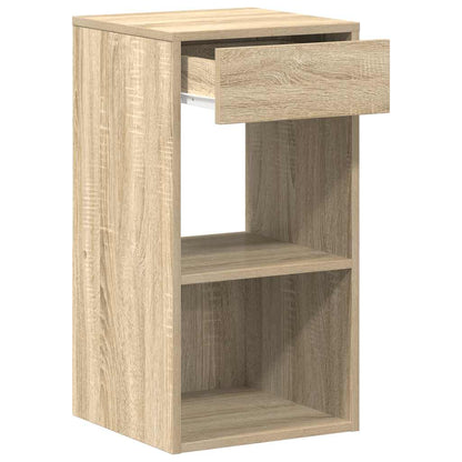 Bedside Cabinet with Drawer Sonoma Oak 35x34x66.5 cm