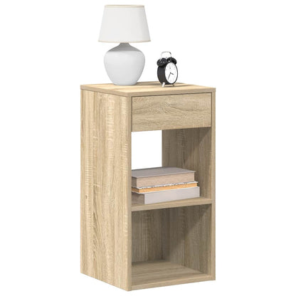 Bedside Cabinet with Drawer Sonoma Oak 35x34x66.5 cm