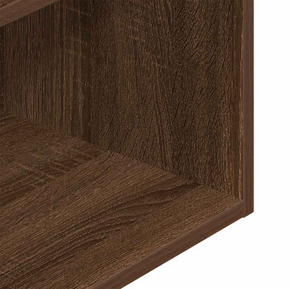 Bedside Cabinet with Drawer Brown Oak 35x34x66.5 cm