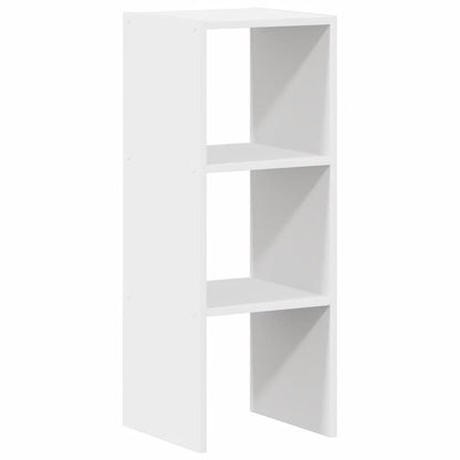 Bookcase Stackable White 30x30x80 cm Engineered Wood