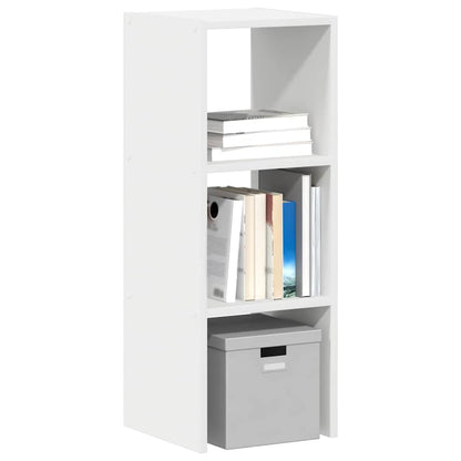 Bookcase Stackable White 30x30x80 cm Engineered Wood