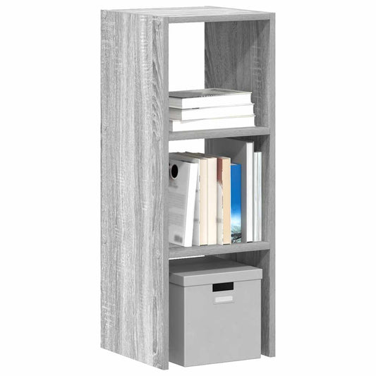 Bookcase Stackable Grey Sonoma 30x30x80 cm Engineered Wood