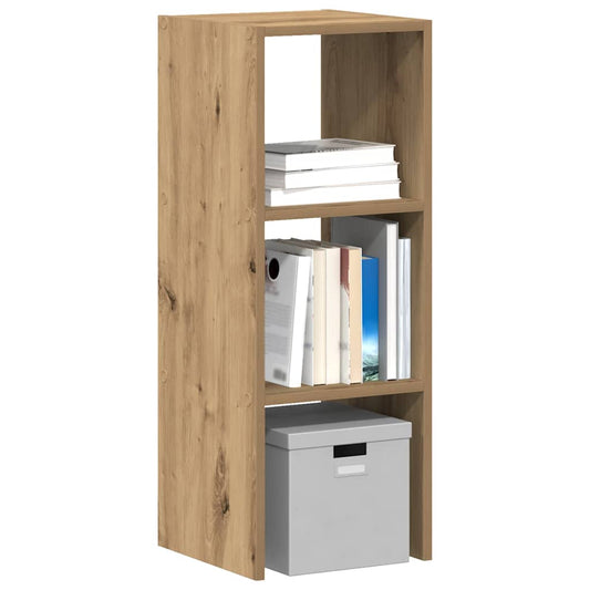 Bookcase Stackable Artisan Oak 30x30x80 cm Engineered Wood