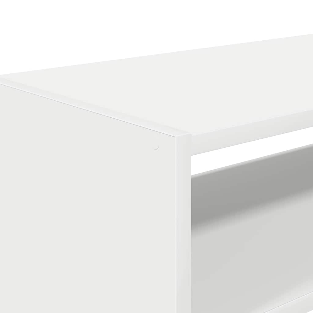 Shoe Rack Stackable White 60x30x30.5 cm