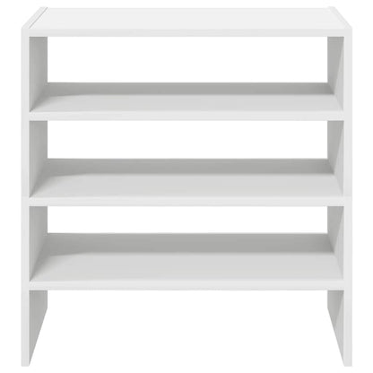 Shoe Racks 2 pcs Stackable White 60x30x30.5 cm