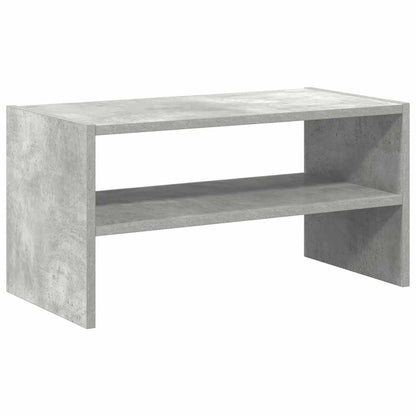 Shoe Rack Stackable Concrete Grey 60x30x30.5 cm