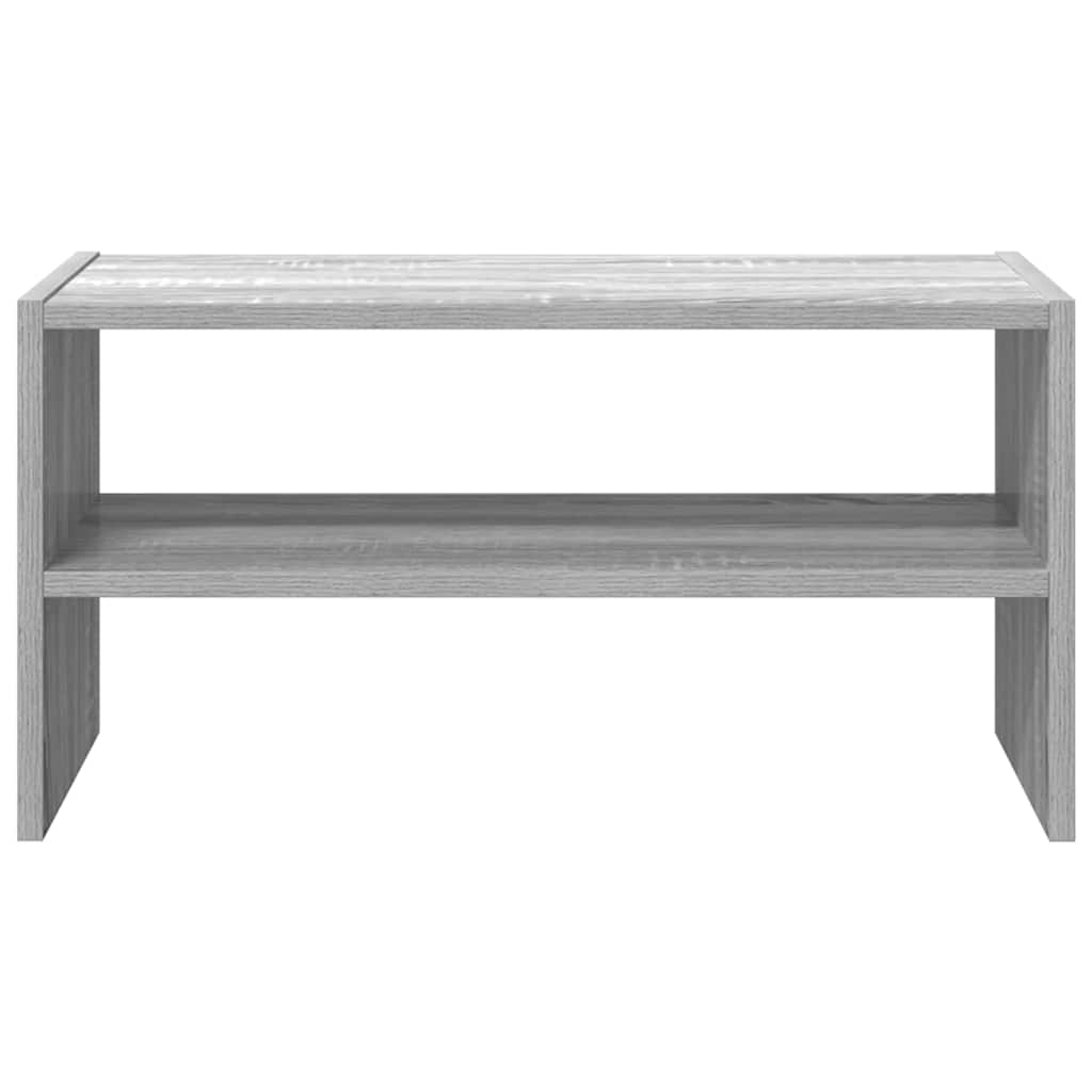 Shoe Rack Stackable Grey Sonoma 60x30x30.5 cm