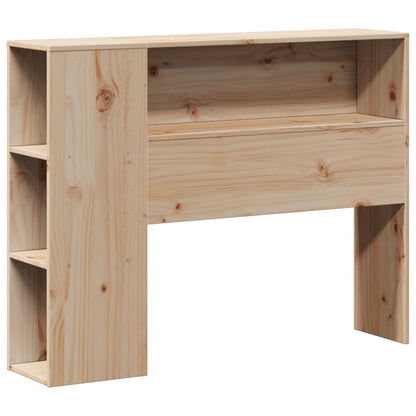 Bookcase Bed without Mattress 90x200 cm Solid Wood Pine