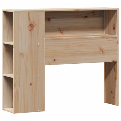 Bookcase Bed without Mattress 75x190cm Small Single Solid Wood Pine