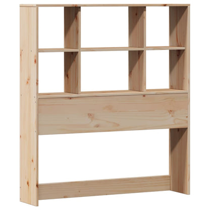 Bookcase Bed without Mattress 90x190cm Single Solid Wood Pine