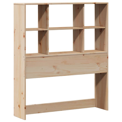 Bookcase Bed without Mattress 100x200cm Solid Wood Pine