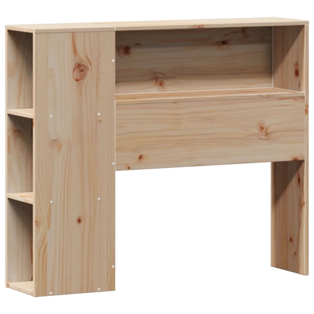 Bookcase Bed without Mattress 90x200cm Solid Wood Pine