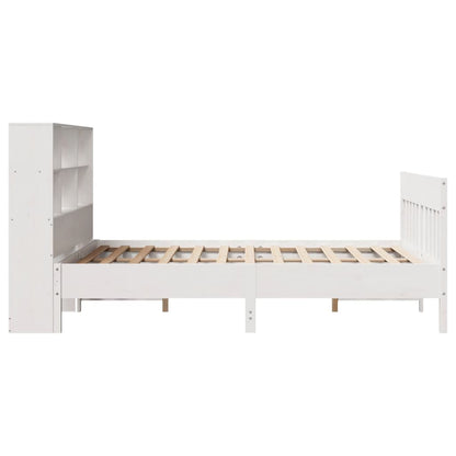 Bed Frame without Mattress White 120x190 cm Small Double Solid Wood Pine