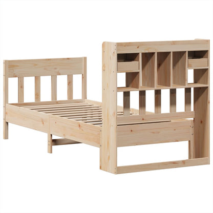 Bed Frame without Mattress 90x190 cm Single Solid Wood Pine