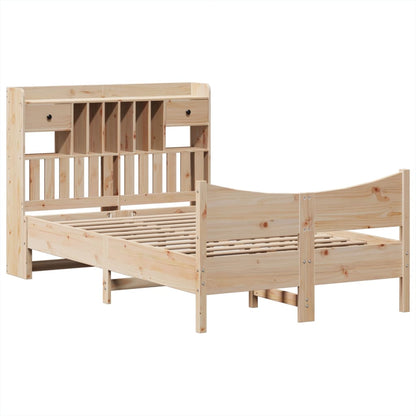 Bed Frame without Mattress 120x190 cm Small Double Solid Wood Pine