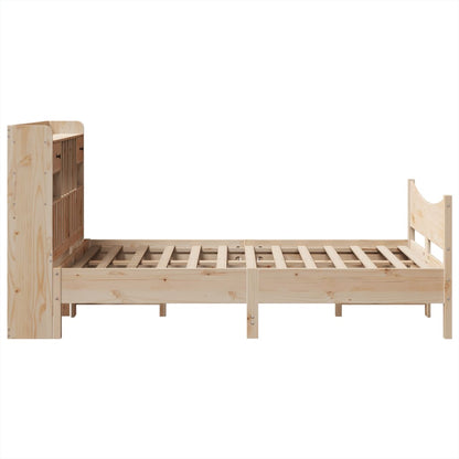 Bed Frame without Mattress 120x190 cm Small Double Solid Wood Pine