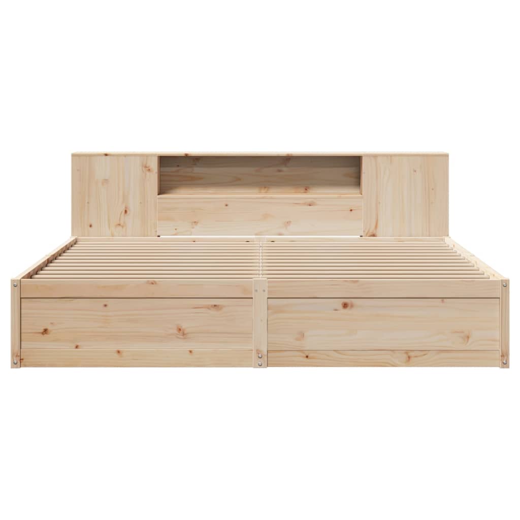 Bed Frame without Mattress 180x200 cm Super King Solid Wood Pine