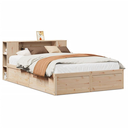 Bed Frame without Mattress 160x200 cm Solid Wood Pine