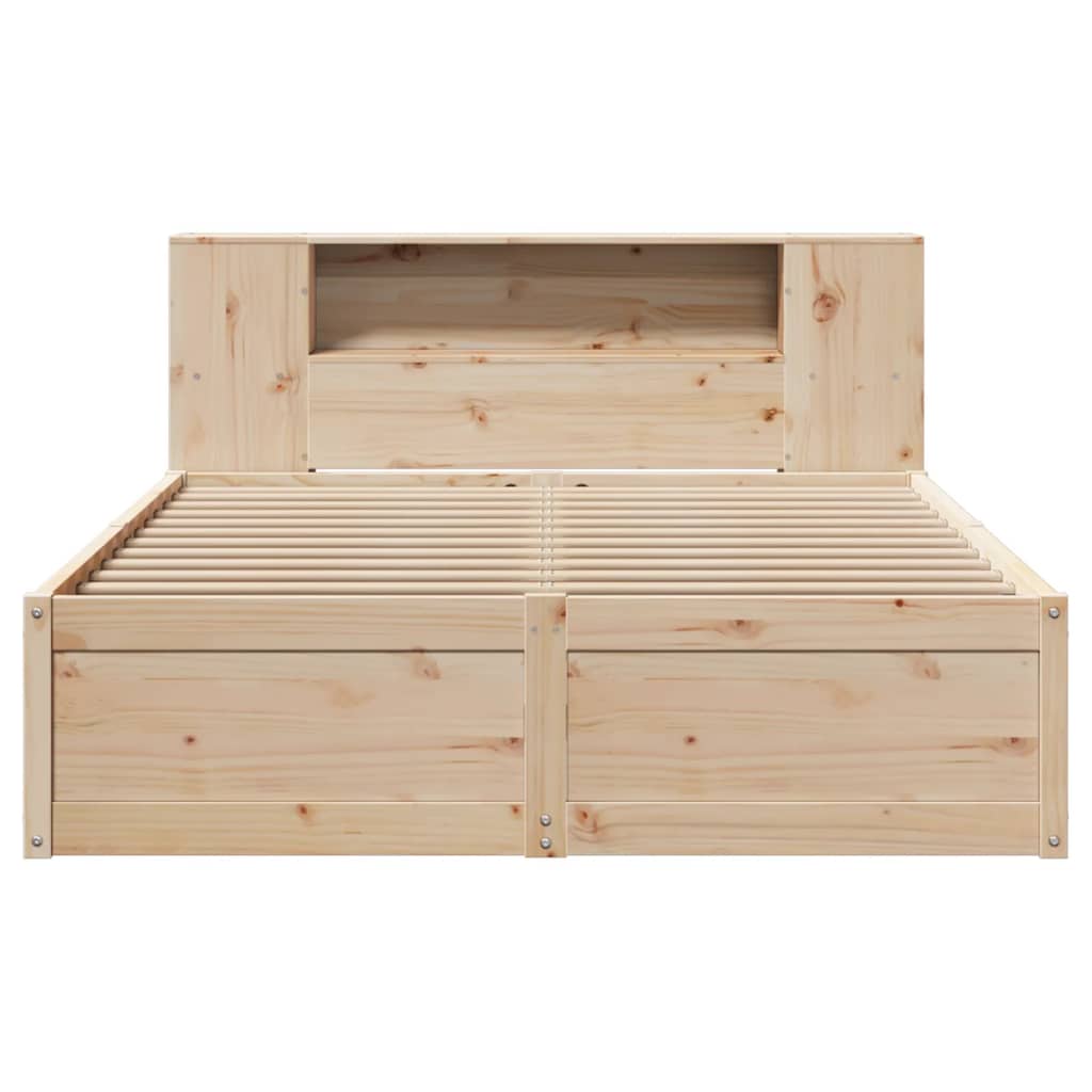 Bed Frame without Mattress 160x200 cm Solid Wood Pine