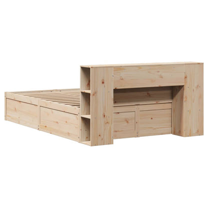 Bed Frame without Mattress 160x200 cm Solid Wood Pine