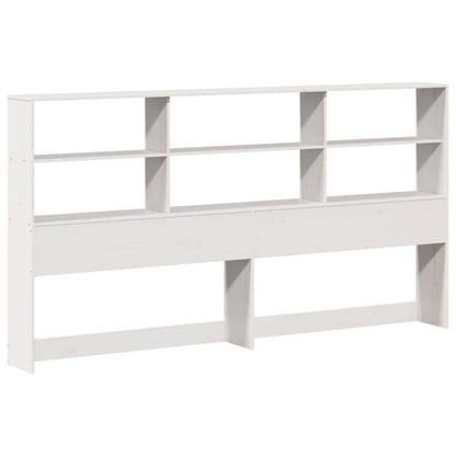 Bed Frame without Mattress White 180x200 cm Super King Solid Wood Pine