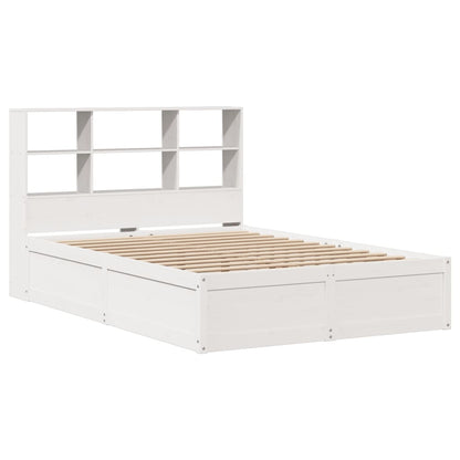 Bed Frame without Mattress White 160x200 cm Solid Wood Pine