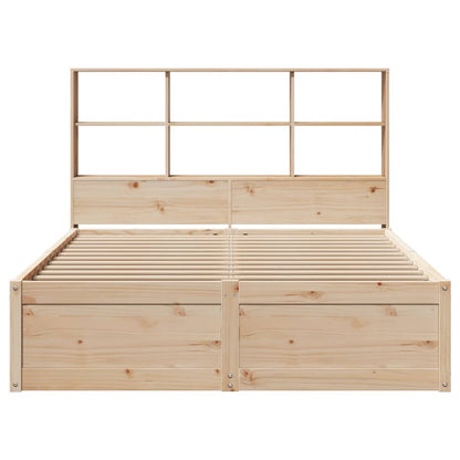 Bed Frame without Mattress 120x200 cm Solid Wood Pine