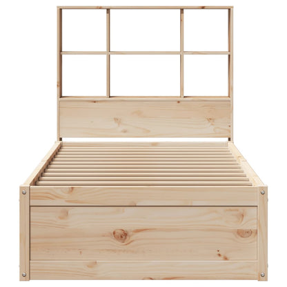 Bed Frame without Mattress 100x200 cm Solid Wood Pine