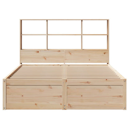 Bed Frame without Mattress 120x190 cm Small Double Solid Wood Pine