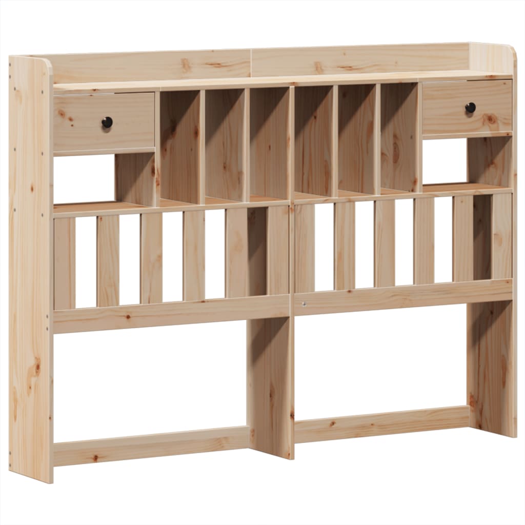 Bed Frame without Mattress 150x200 cm King Size Solid Wood Pine