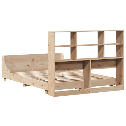 Bed Frame without Mattress 120x190 cm Small Double Solid Wood Pine