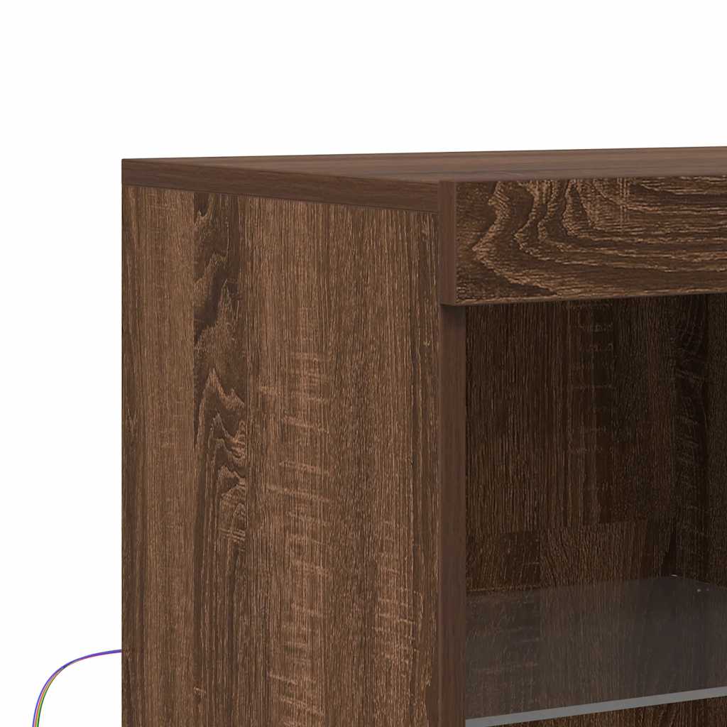 Sideboard Brown Oak 81x37x100 cm Engineered Wood