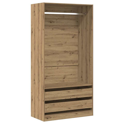 Wardrobe Artisan Oak 100x50x200 cm Engineered Wood