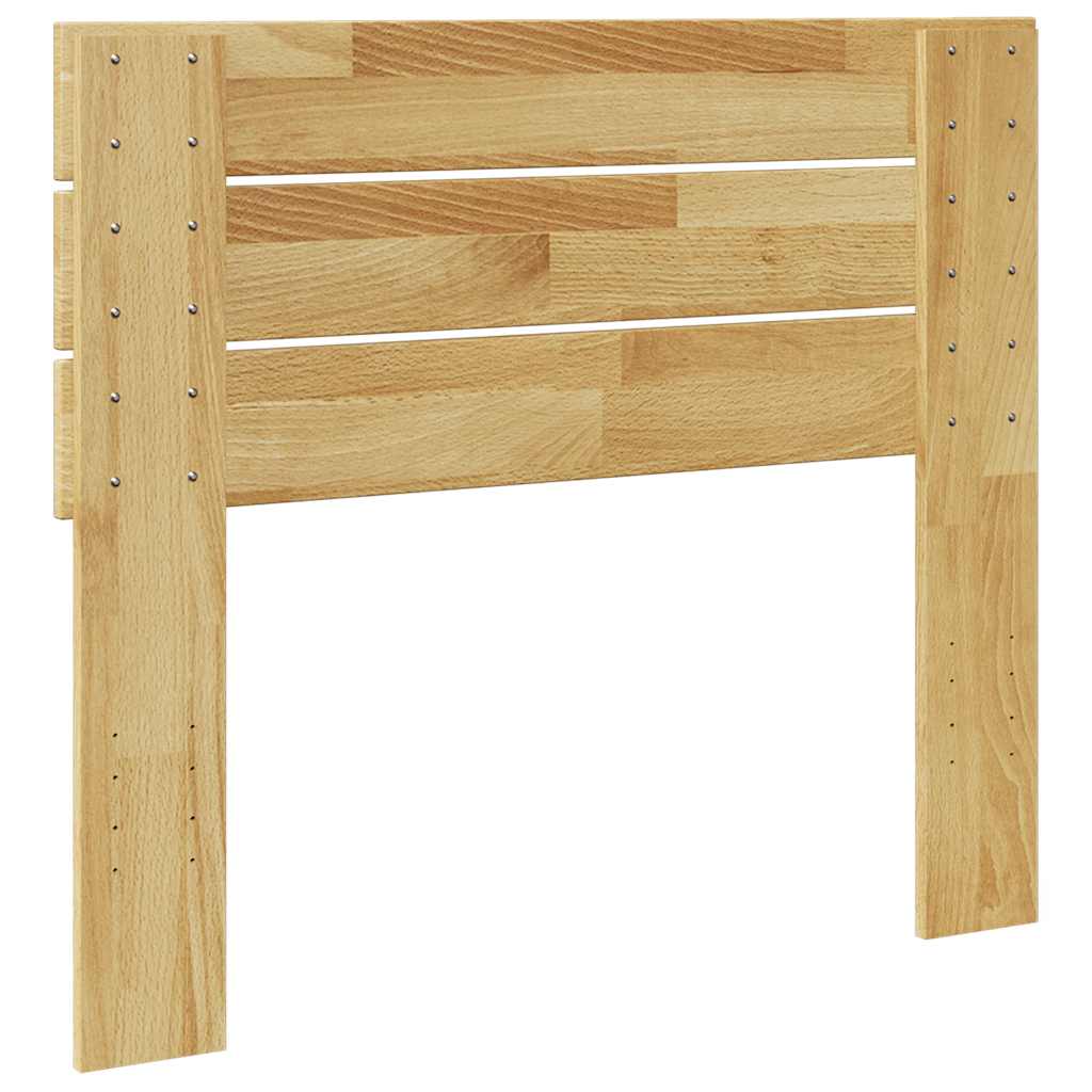 Headboard 90 cm Solid Wood Oak