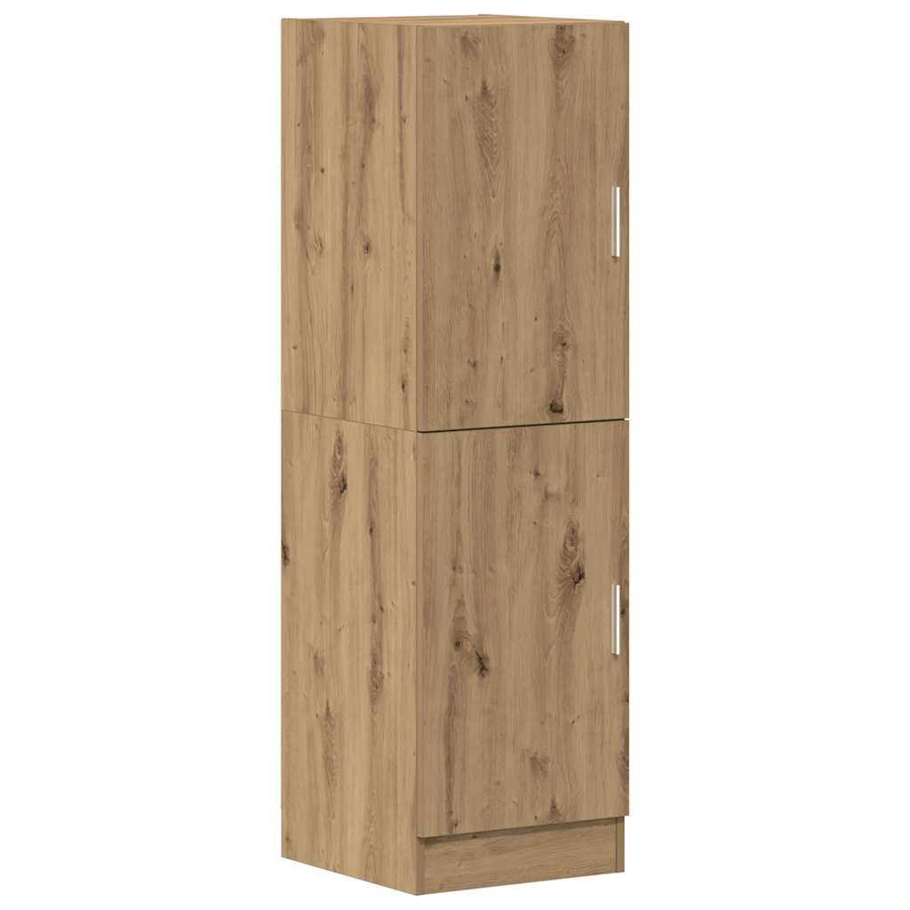 2 Piece Kitchen Cabinet Set Artisian Oak Engineered Wood