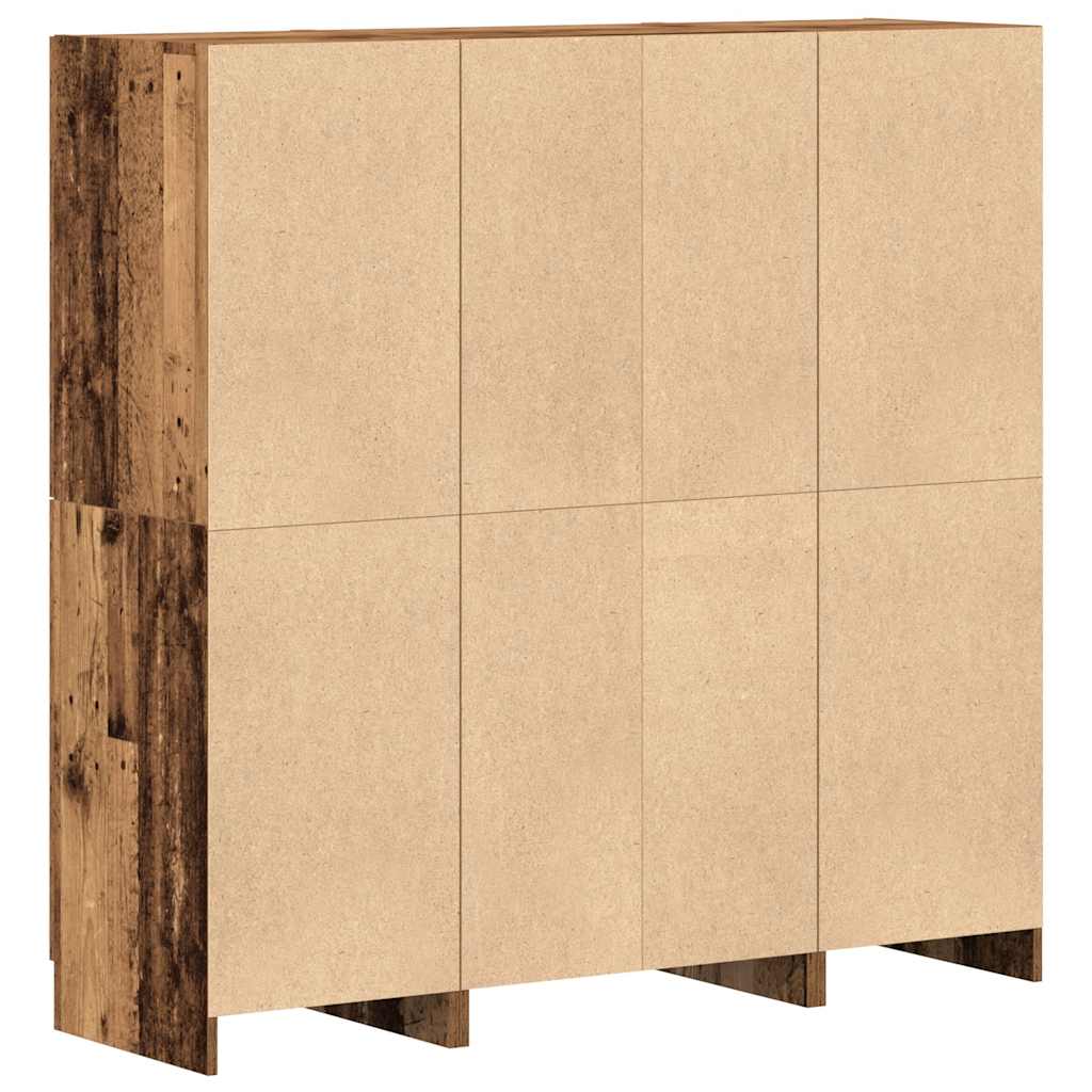 3 Piece Kitchen Cabinet Set Old Wood Engineered Wood