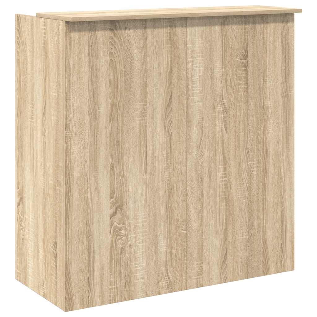 Reception Desk Sonoma Oak 100x50x103.5 cm Engineered Wood