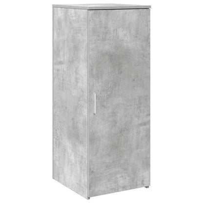 Reception Desk Concrete Grey 135x50x103.5 cm Engineered Wood