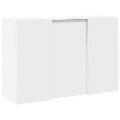 Reception Desk White 155x50x103.5 cm Engineered Wood