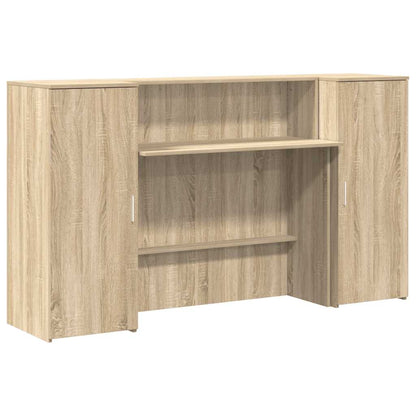 Reception Desk Sonoma Oak 180x50x103.5 cm Engineered Wood