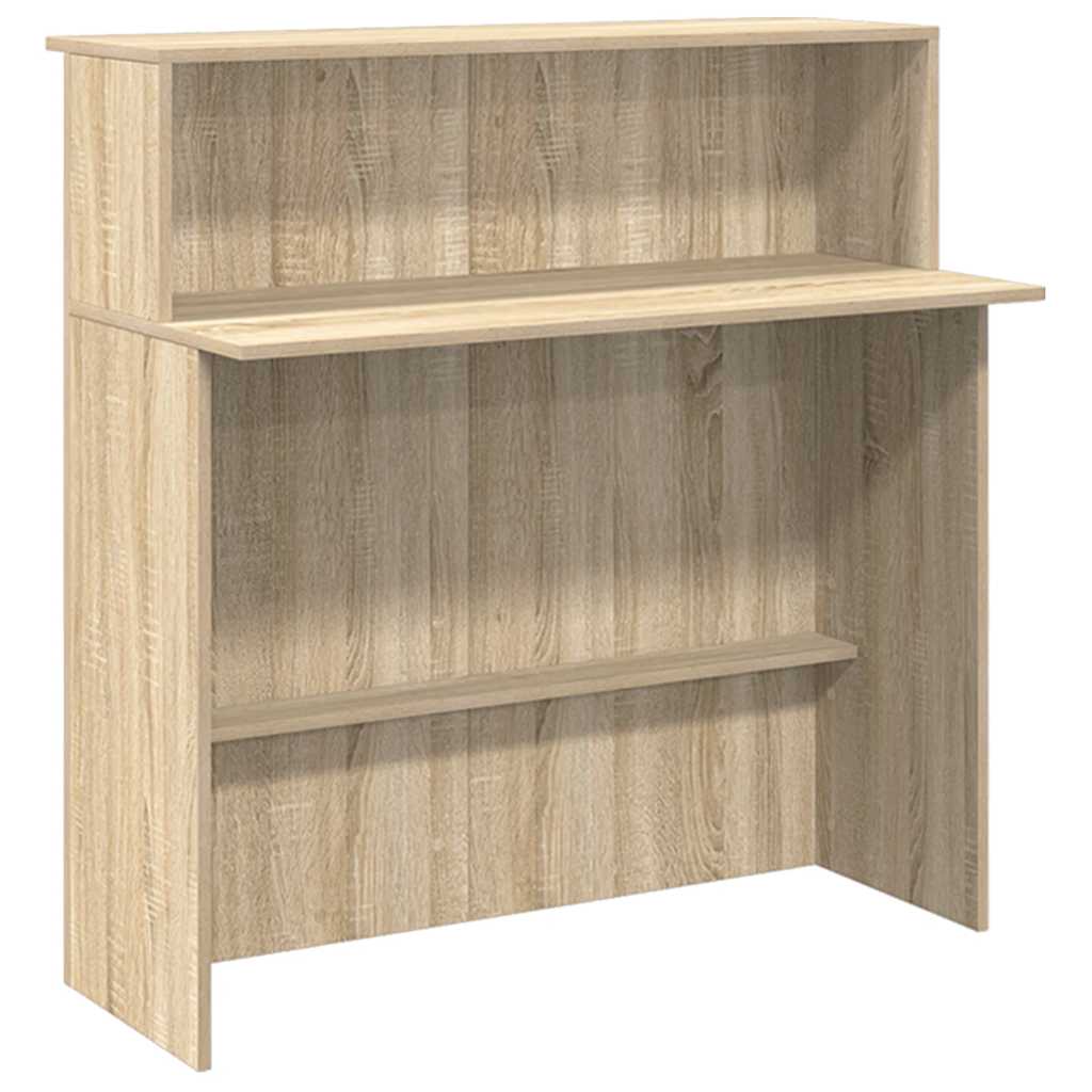 Reception Desk Sonoma Oak 200x50x103.5 cm Engineered Wood