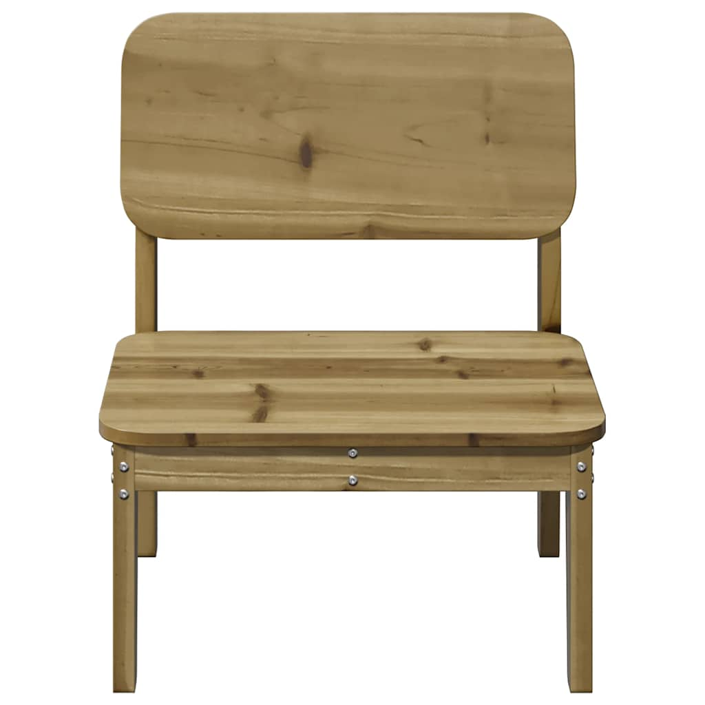 Garden Chair 60x52.5x72 cm Impregnated Wood Pine