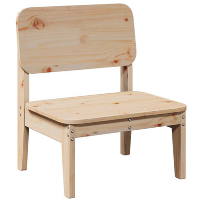 Garden Chairs 2 pcs 60x52.5x72 cm Solid Wood Pine