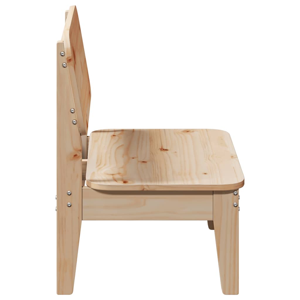 Garden Chairs 2 pcs 60x52.5x72 cm Solid Wood Pine