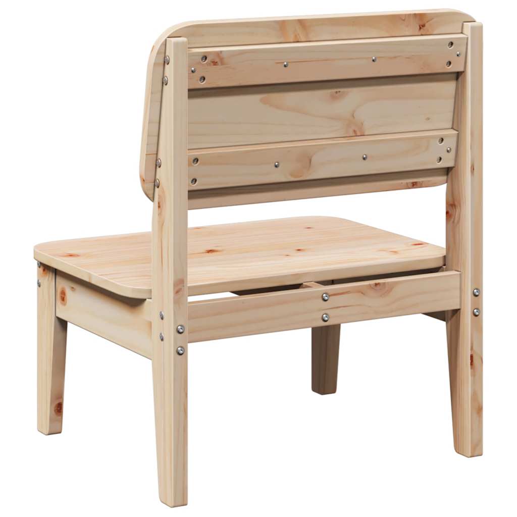 Garden Chairs 2 pcs 60x52.5x72 cm Solid Wood Pine