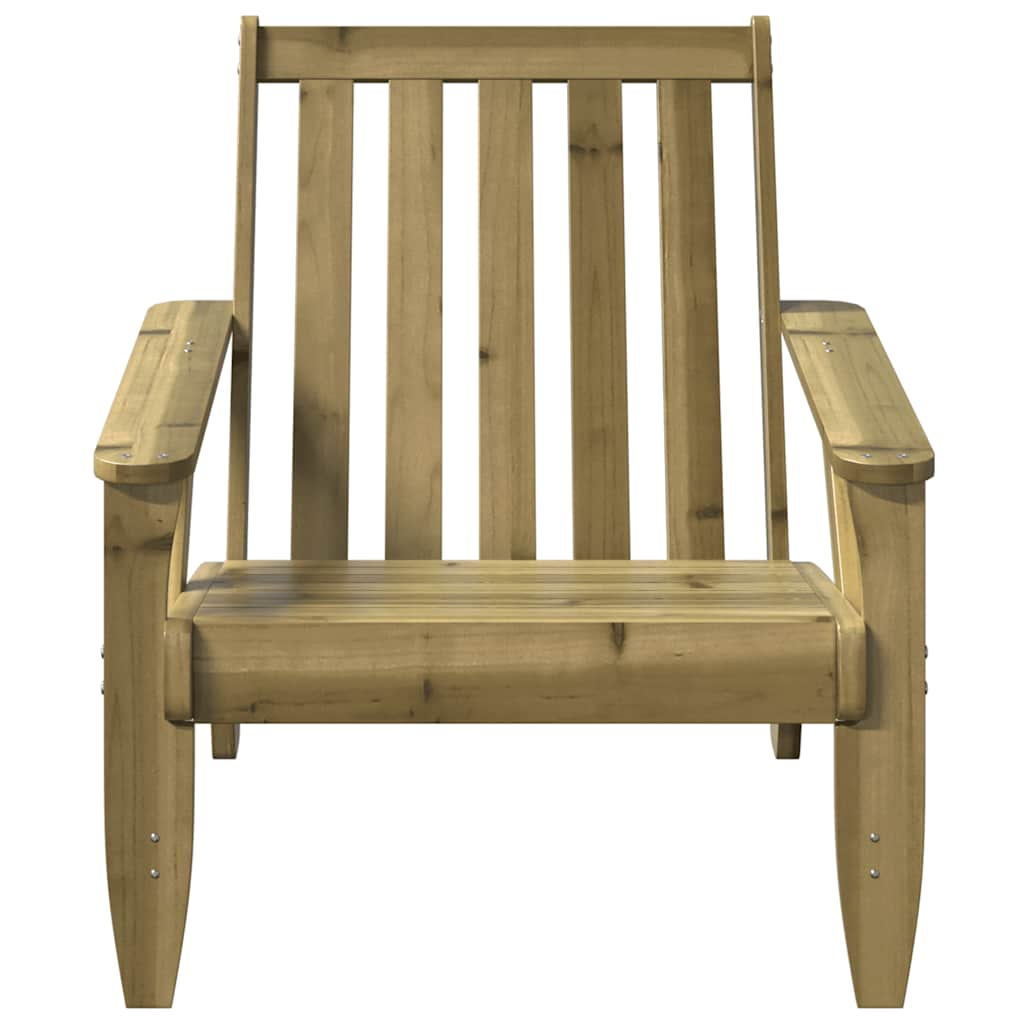 Garden Adirondack Chair 75x77x77 cm Impregnated Wood Pine