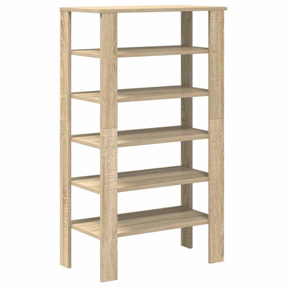 Shoe Rack Sonoma Oak 61x32x105 cm Engineered Wood