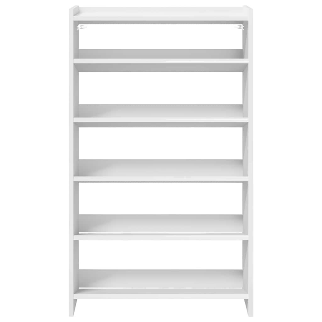 Shoe Rack White 60x25x100 cm Engineered Wood