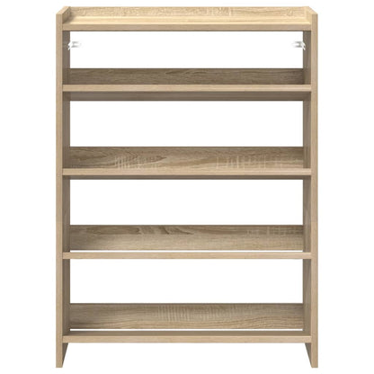 Shoe Rack Sonoma Oak 80x25x61.5 cm Engineered Wood